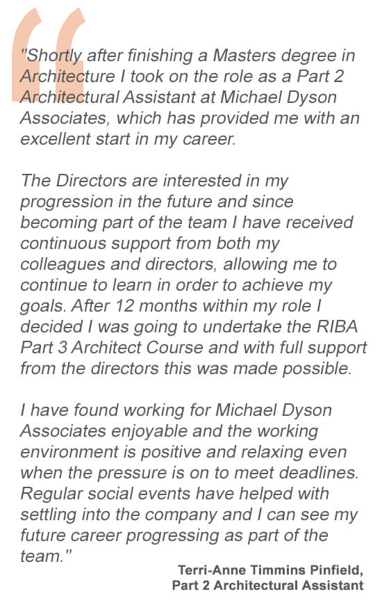 Graduates | Specialist Housing Consultancy | Michael Dyson Ltd